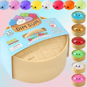 Dumpling Squishy Mystery Box, Random 1 of 14 Colors